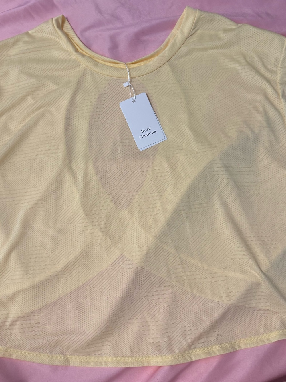 Women's Lightweight activewear Yellow Top XL